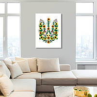 Герб України картина Герб України на полотні Україна постер Україна на полотні Картина України Друк на полотні