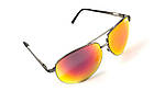 Окуляри захисні Global Vision Aviator-4 (G-Tech™ red), червоні дзеркальні лінзи, фото 4