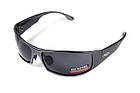 Окуляри захисні Global Vision BAD-ASS-1 GunMetal (gray) сірі в темній металевій оправі, фото 4