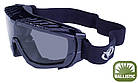 Окуляри захисні з ущільнювачем Global Vision Ballistech-1+RX (smoke) Anti-Fog, сірі окуляри з діоптрійною вставкою в комплекті, фото 4