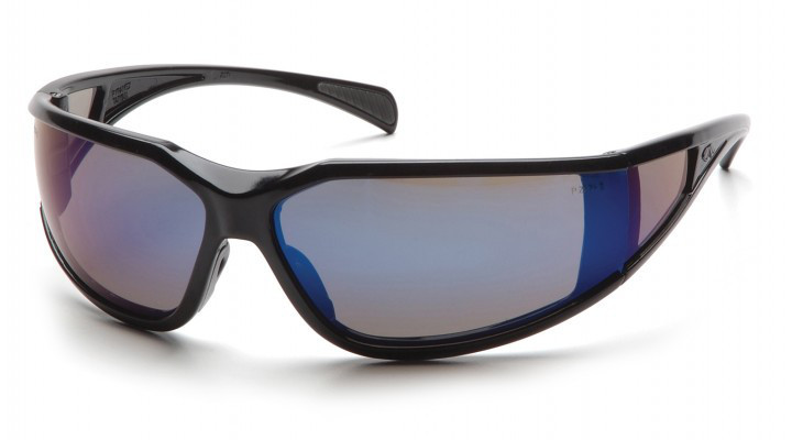 Окуляри захисні Pyramex Exeter (blue mirror) Anti-Fog, дзеркальні сині