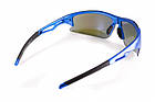 Окуляри захисні Global Vision Friday (G-Tech Blue) дзеркальні сині, фото 4