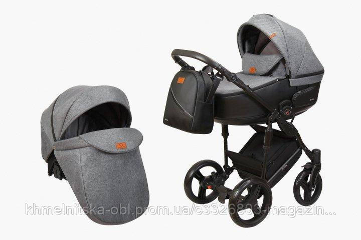 Дитячий коляска 2 в 1 Angelina Amica ( колір сірий), фото 1