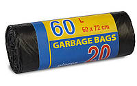 Пакети для сміття 60л/20шт "Міцні" 60х72см - Garbage Bags