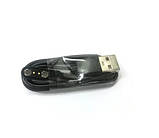 Магнітний USB кабель для Smart Watch L8/L9/L5/L11/iwo26(2 pin / 4 mm) 1A 60см чорний, фото 3