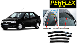 Ветровики / дефлектори вікон для Logan  2004-2012 Perflex