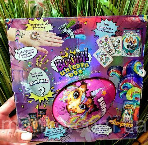 Набір креативного творчості "Boom! Unicorn Box" BUB-01-01U яйце єдиноріга, фото 1