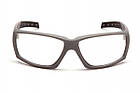 Окуляри захисні Venture Gear Tactical OverWatch Gray (clear) Anti-Fog, прозорі в сірій оправі, фото 3