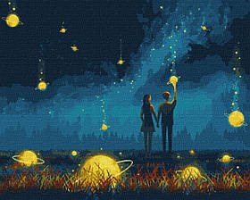 Картина по номерам. "Разом до зірок" KHO 5046 40*50 см