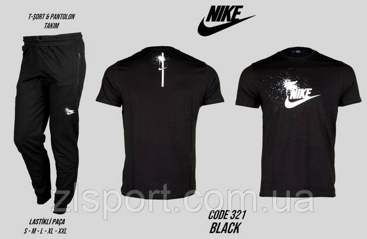 Спортивний комплект футболка і штани Nike, фото 1