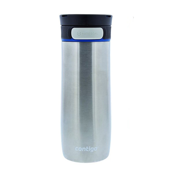 Термокухоль Contigo Transit Autoseal 420 мл Steel Blue Lid (4142671-1)