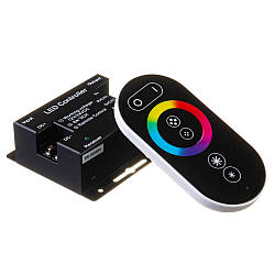 RGB контролер 18 А 12 Вт чорний (Radio 6 кнопок)