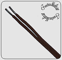 Шнурки 65 см средней толщины (3,5мм) темно-коричневые