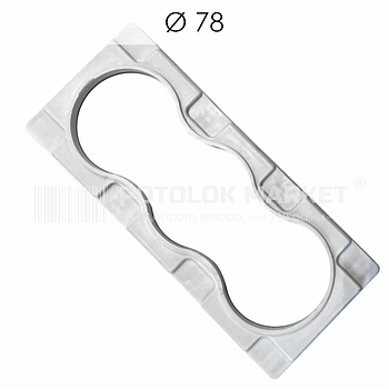 Ø 78. Платформа для потрійних світильників