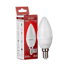 Led-лампа Sivio 7 Вт C37 нейтральна біла E14 4100K