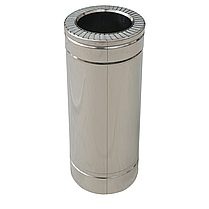 Труба-сендвіч ø110 мм 0,5 мм 1 метр Нерж/Нерж Версія-Люкс (10862), фото 4