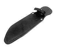 Чехол для ножа №8 кожаный черный 16/4 см