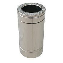 Труба-сендвіч ø130 мм 1 мм 50 см Нерж/Нерж Версія-Люкс (10909), фото 2