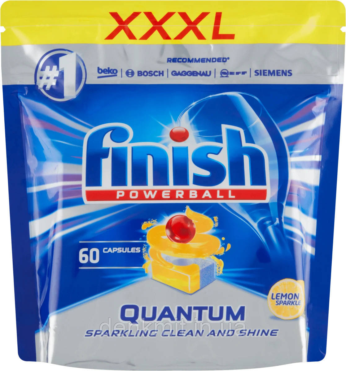Таблетки Finish quantum 60 для мытья посуды в пос, цена 400 грн — Prom ...