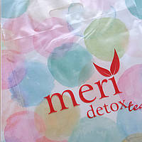 Поліетиленовий пакет банан 40x40см з логотипом, прозорий глянець