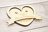 Підставка для кілець серце 100х100мм, фото 7