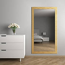 Дзеркало в повний зріст на стіну 176х96 Золото Black Mirror для масажного кабінету