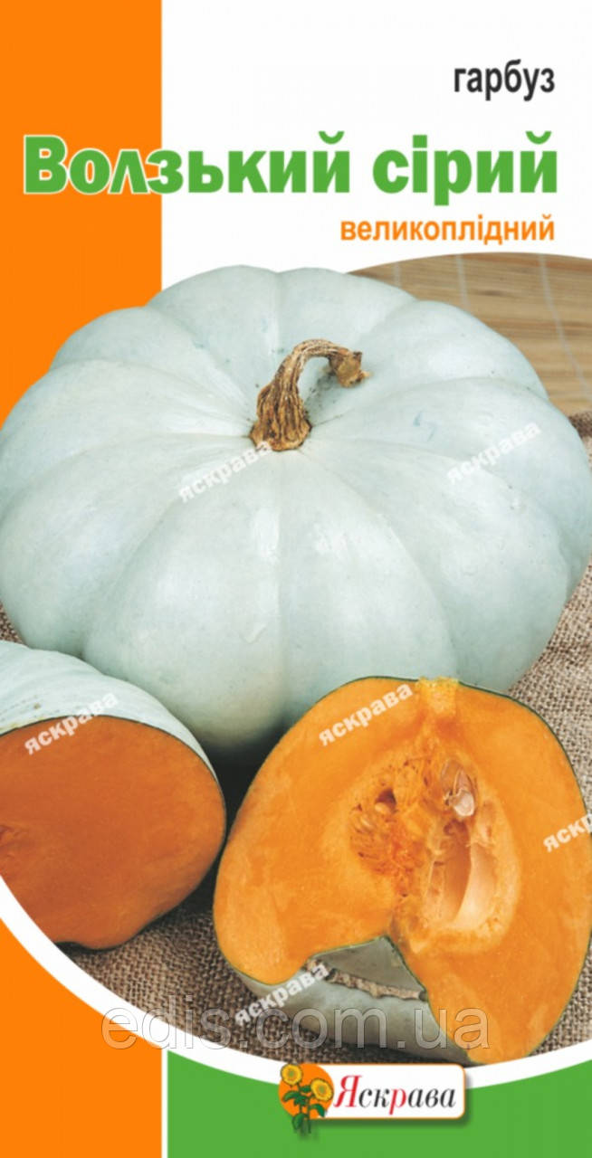 Гарбуз Волзький сірий 20 г, насіння Яскрава
