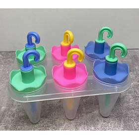 Форма пластикова для морозива "Парасольки" Stenson 84711