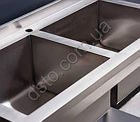 Ванна моечная для столовой общепита 1200/600/850 мм, глубина 400 мм