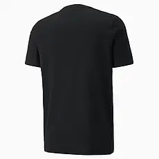 Футболка чоловіча puma Essenttials+ tape mens tee чорна, фото 6