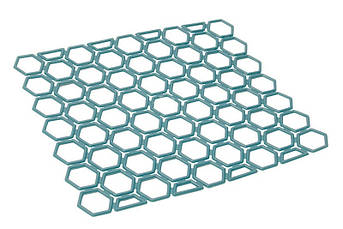 Решітка для раковини ГОСПОДАР "Соти" 290х250 мм 92-0088