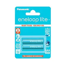 Акумулятор Panasonic Eneloop Lite Blue AAA 550mAh Ni-MH блістер (2шт)