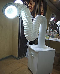 Пилосос для нігтьового сервісу Турбо витяжка для педикюру манікюру TURBO з фільтром потужна витяжка