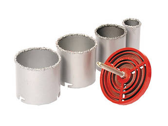 Набір корончастих свердел для плитки GRANITE 4 шт 33-73 мм вольфрамове напилення 2-08-004