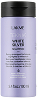 ТОНИРУЮЩИЙ ШАМПУНЬ ДЛЯ НЕЙТРАЛИЗАЦИИ ЖЕЛТОГО ОТТЕНКА ВОЛОС LAKME TEKNIA WHITE SILVER SHAMPOO