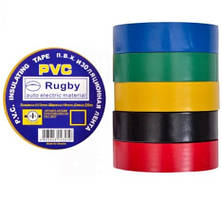 Ізоляційна стрічка "Rugby" 25м асорті(10)(300)
