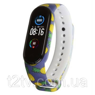 Ремінець до фітнес браслета Armorstandart для Xiaomi Mi Band 5 Pineapple (ARM57014), фото 1