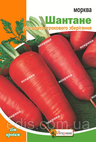 Морква Шантане 10 г, насіння Яскрава, фото 1