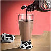 Чашка-миксер Skinny Moo Stirring Mug (оранж,малина), фото 3