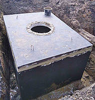 Септик бетонний монолітний 6 куб. м, 1-камерний