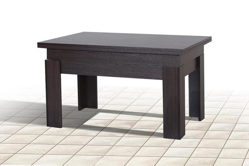 Журнальний стіл-трансформер у вітальню з ДСП БатерФлай Мікс Меблі Венге магія, фото 1