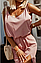 Літній довгий сарафан у горох стильний із розрізом елегантний, розмір 42/44, 46/48, рожевий, чорний, білий, фото 2