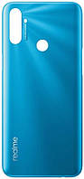 Задняя крышка Realme C3 синяя Frozen Blue оригинал