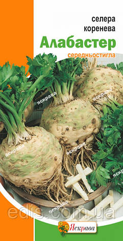 Селера коренева Алабастер 0,2 г, насіння Яскрава, фото 1