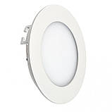 LED світильник врізний круглий 6W 6000К, фото 3