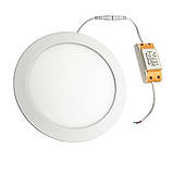 LED світильник врізний круглий 18W 4000К, фото 5