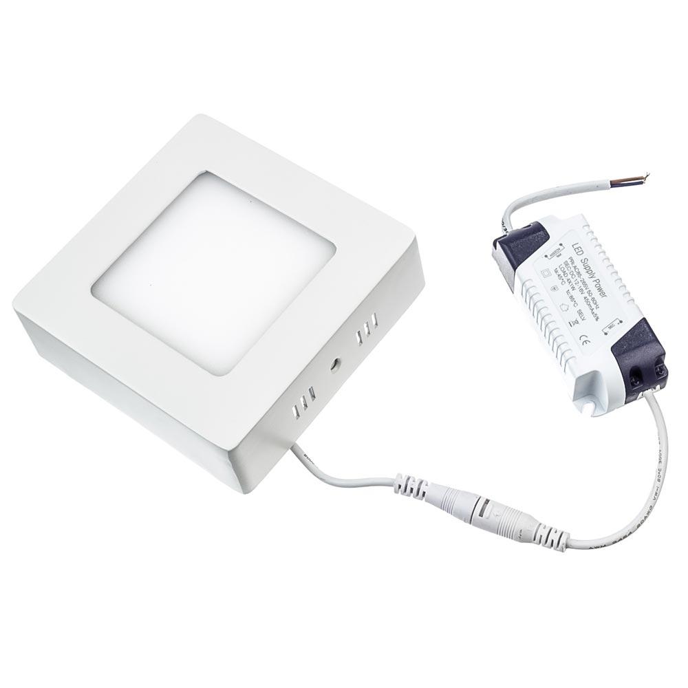 LED світильник накладний квадратний 6W 4000К