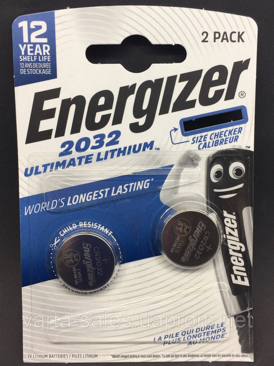 Батарейки Energizer Ultimate Lithium CR2032