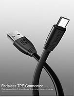 Кабель Micro USB 0.5м Cafele Black USB 2.0 AM-MicroBM