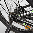 Двоколісний велосипед Corso MAXIS-18199 діаметр коліс 8", обладнаний страхувальними колесами, ручне гальмо, фото 8